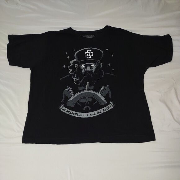 Rammstein So Gnadenlos Ist Nur Die Nacht Seemann Men’s T-Shirt Size 5XL - Picture 1 of 9